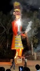 Unique tradition:  होली पर किया हिरण्यकश्यप के पुतले का दहन