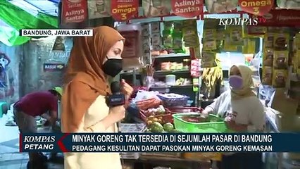 Stok Minyak Goreng Kemasan di Sejumlah Daerah Masih Sulit Ditemukan