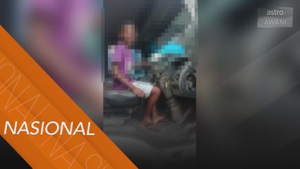 Bapa kanak-kanak pandu treler direman dua hari - Polis