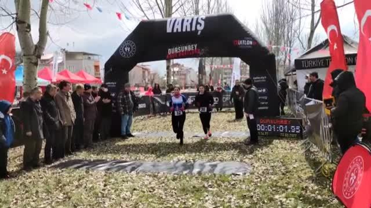 BALIKESİR -  2022 Dursunbey Kros Duatlonu gerçekleştirildi