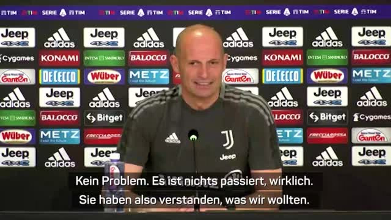 Allegri: "Wir brauchen Chaos im Team"