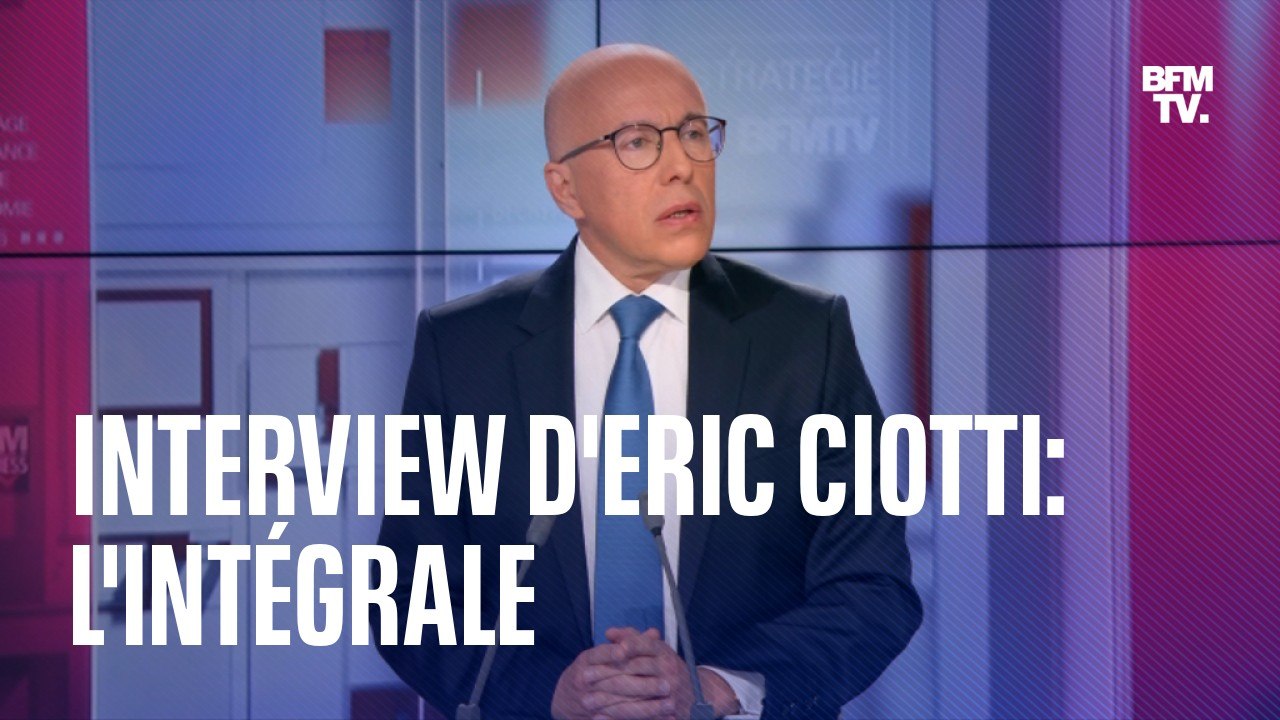 Interview d'Eric Ciotti: retrouvez l'intégrale
