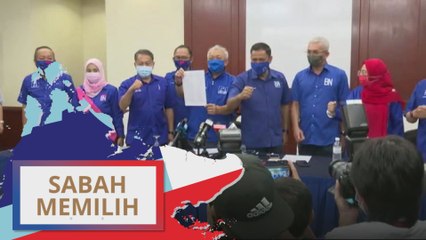 PRN Sabah : BN, PN dan PBS selesai pertembungan calon