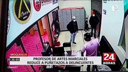 Moquegua: Profesor de artes marciales mixtas se enfrentó a ladrones