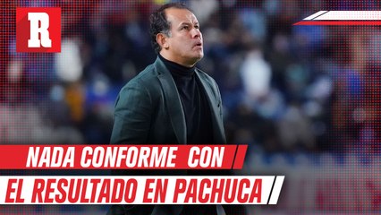 Juan Reynoso: 'Nos vamos tristes por el resultado'