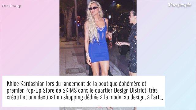 Kim Kardashian : Poitrine bien en vue face à Khloe Kardashian très amincie