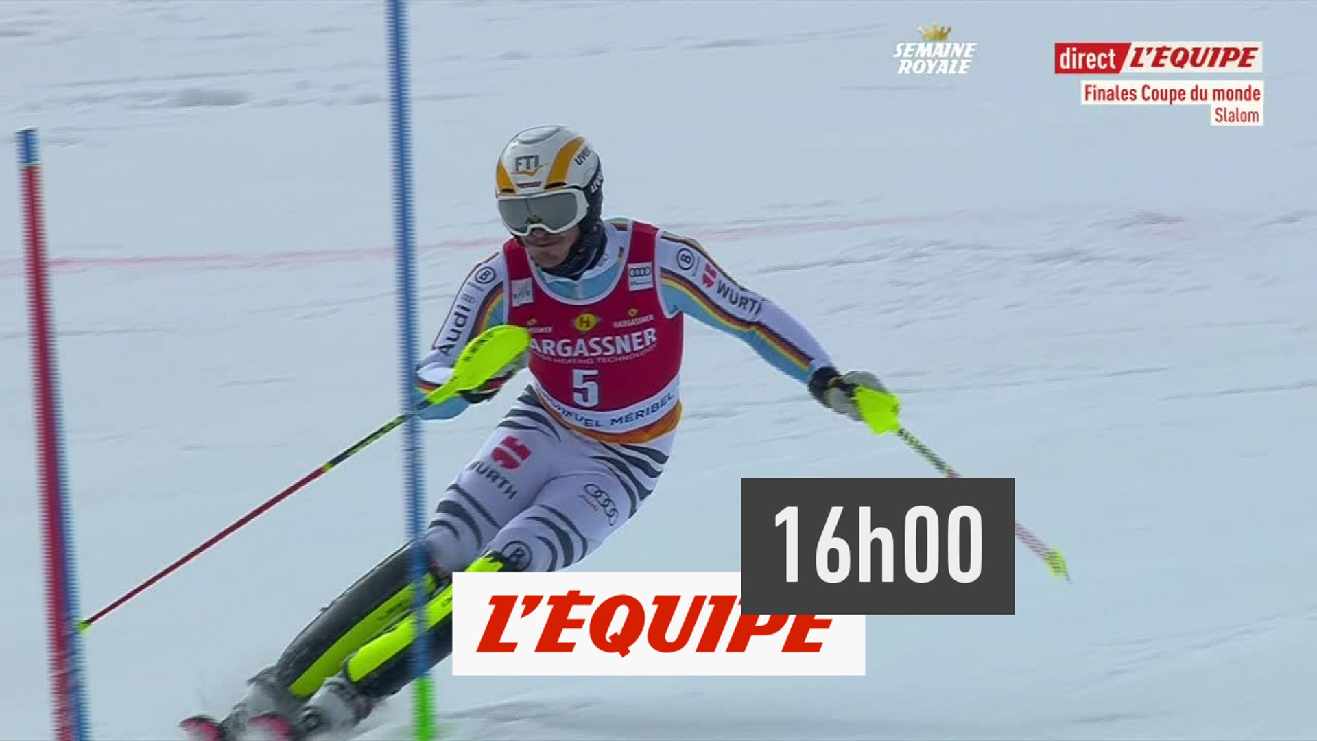 Slalom hommes de Méribel, Manche 2 - Finale Coupe du Monde - Ski Alpin -  Replay - Vidéo Dailymotion