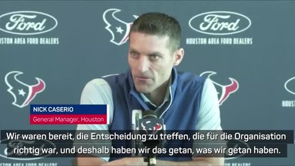 Houston-Manager zu Watson: "Wir waren bereit"