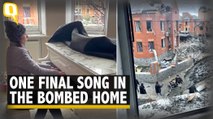 Ukraine Crisis | Viral Video Shows a Musician Playing Piano in Her Bombed Home Before Fleeing