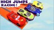 Cars 3 Lightning McQueen Toys in High Jumps Racing Funlings Race Challenges Videos for Kids versus Hot Wheels in these Full Episodes English Stop Motion Races by Toy Trains 4U