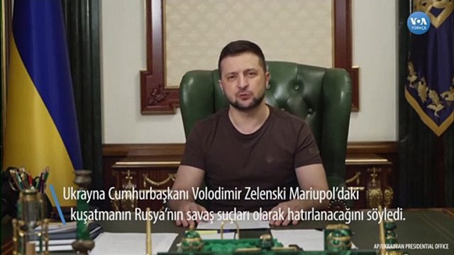 Zelenski: “Rusya Mariupol’da Savaş Suçları İşliyor”