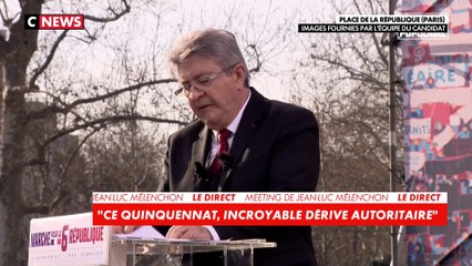 Jean-Luc Mélenchon : «Au total, en cinq ans, 22 lois touchant aux libertés ont été votées»