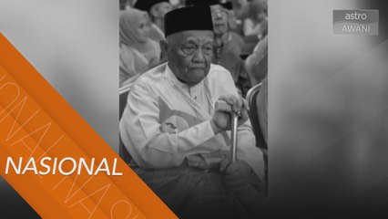 Bekas MB Terengganu, Tan Sri Wan Mokhtar Ahmad meninggal dunia