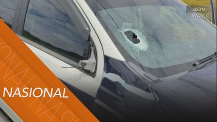 Anggota JPJ cedera akibat dibaling objek ketika melakukan operasi