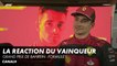 La réaction du premier vainqueur de la saison Charles Leclerc - Grand Prix de Bahrein - Formule 1