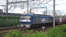 Japanese EF210-159 passes with a freight train through Shiomachi in Kakegawa / EF210-159は掛川の塩町を通過します