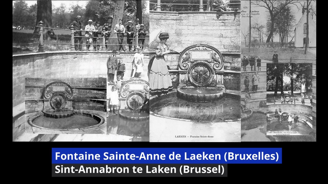 Le passé et le présent de la Fontaine Sainte-Anne de Laeken (Bruxelles)