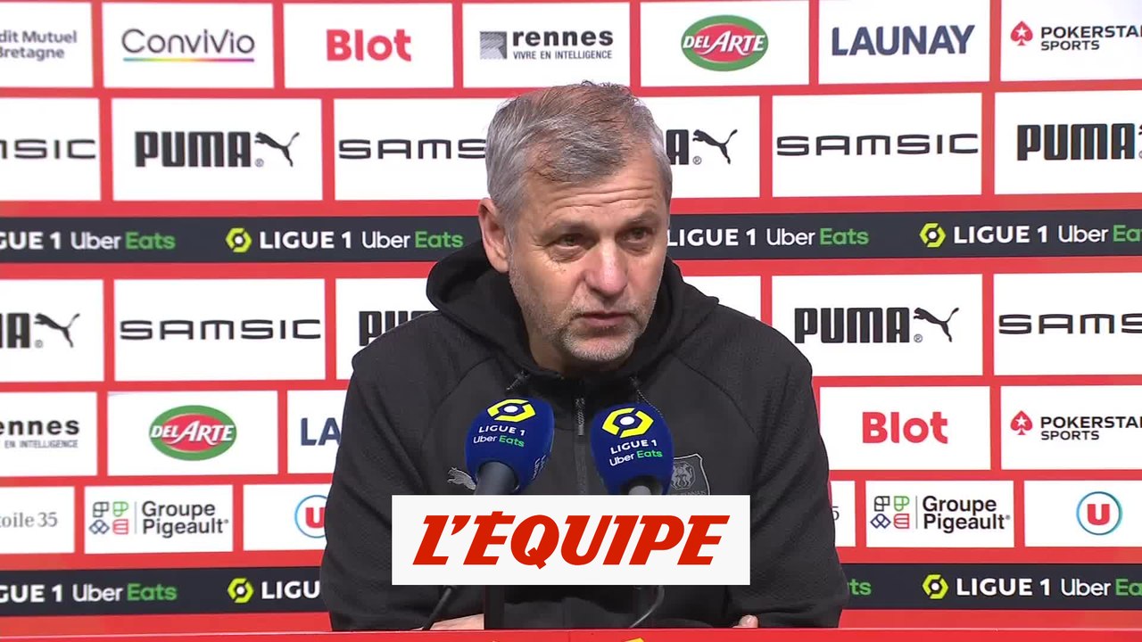 Genesio : «Mes joueurs m'ont agréablement surpris» - Foot - L1 - Rennes