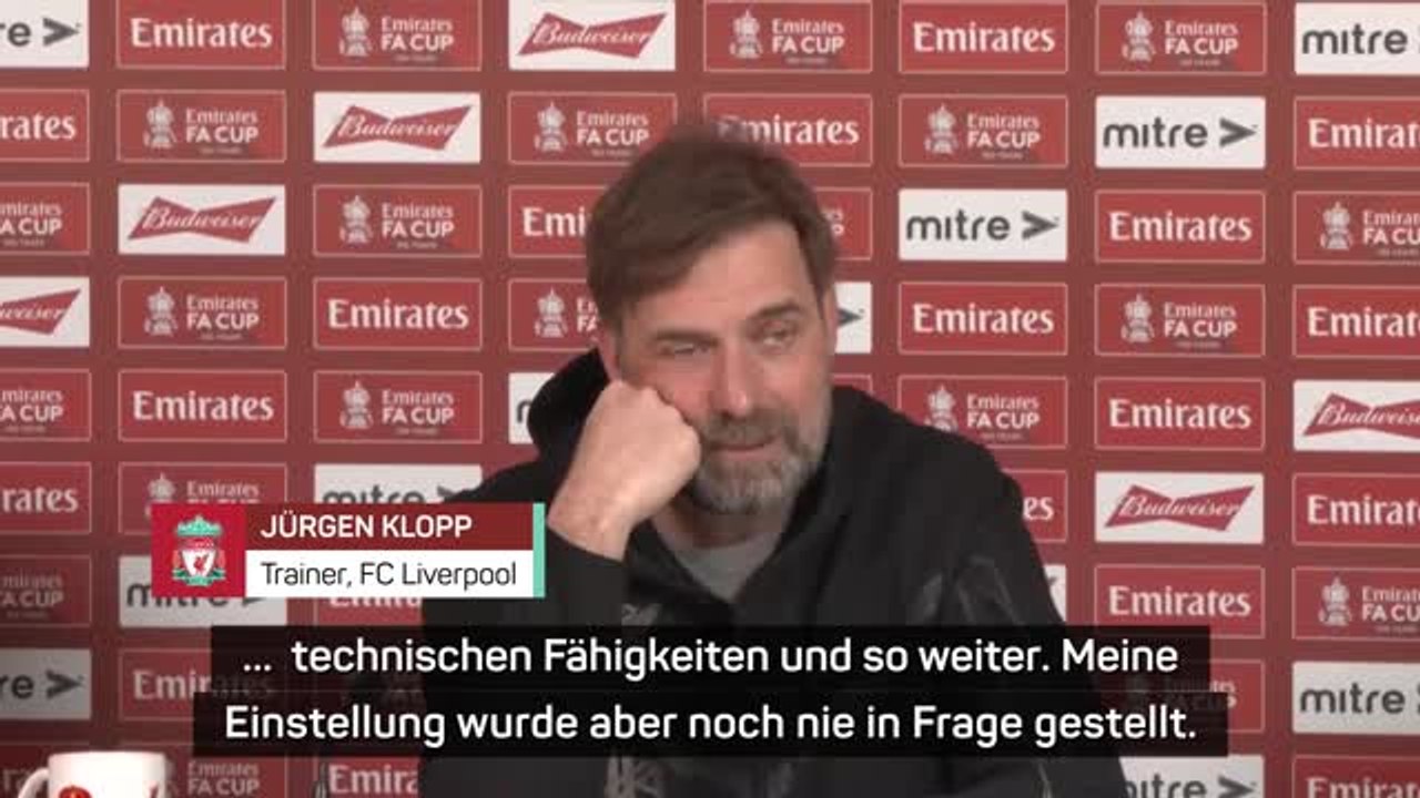 Klopp: “Habe einige Finals in Deutschland verloren”
