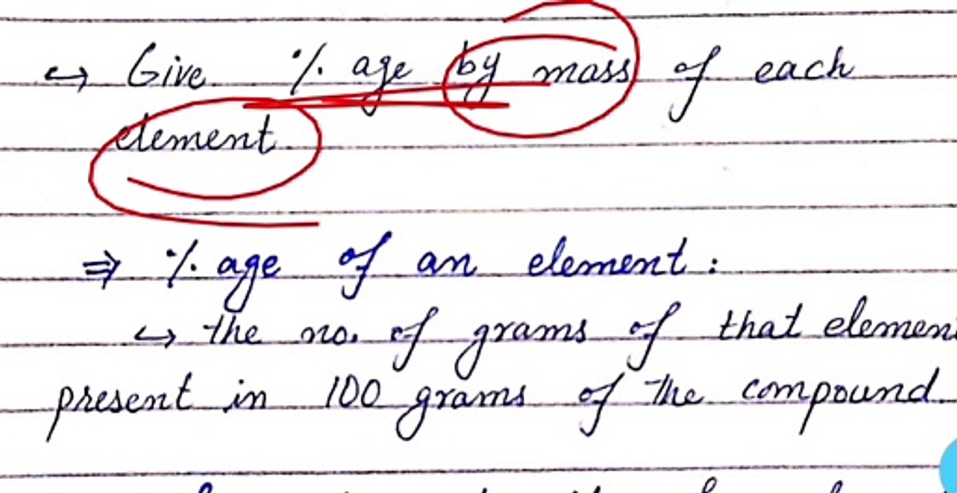 Analysis of a compound