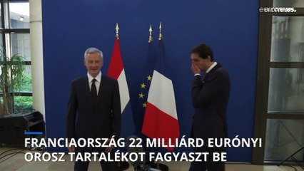 Franciaország 22 milliárd eurónyi orosz tartalékot fagyaszt be