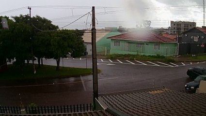 Mais uma forte colisão é registrada no cruzamento das Ruas Marechal Rondon e Lajeado, no Canadá