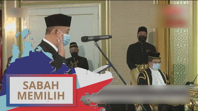 #SabahMemilih: Datuk Jahid Jahim angkat sumpah jawatan Menteri Pembangunan Luar Bandar
