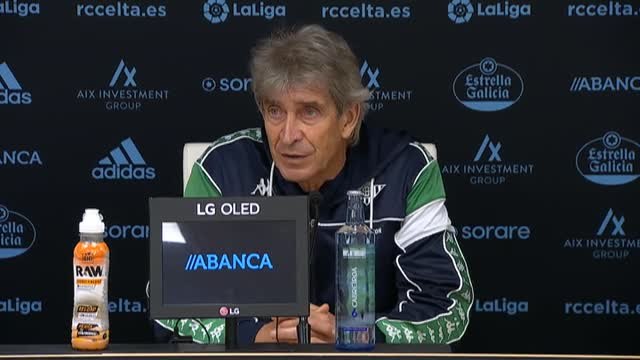 Pellegrini da por bueno el empate en Vigo