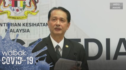 Keadaan sekarang permulaan untuk gelombang ketiga - Dr Noor Hisham