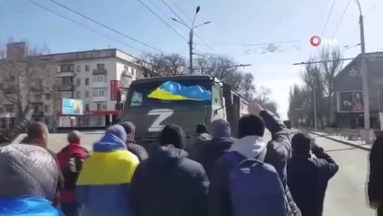 Ukraynalılar, Herson'da Rus askerlerine geri adım attırdı