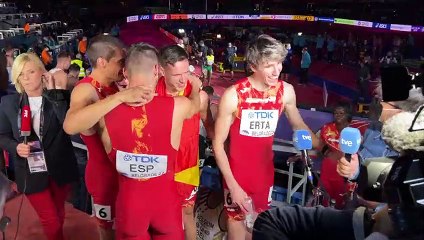 Emoción máxima: los cuatro españoles son plata y lo celebran así