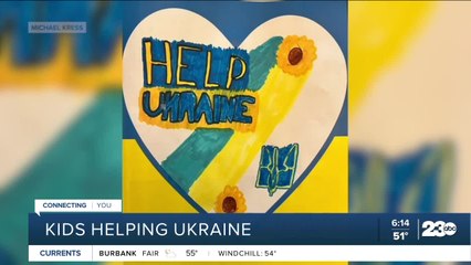 Kids helping Ukraine