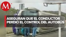 Volcadura de autobús con pasajeros, deja un muerto y 18 heridos en San Luis Potosí