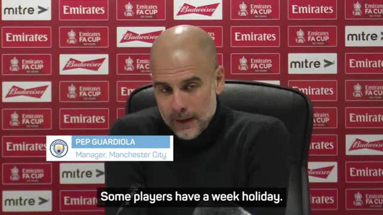'Not easy' to win the treble - Guardiola