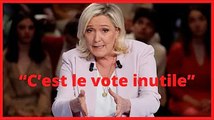 “C’est le vote inutile” : Marine Le Pen torpillée par son ancien porte-parole