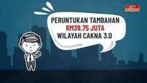 [INFOGRAFIK] Peruntukan tambahan RM39.75 juta Wilayah Cakna 3.0