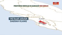 [INFOGRAFIK] Penutupan sekolah di kawasan zon merah