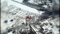 Watch_ Moment Russia fires hypersonic missile at ammunition depot in Ukraine