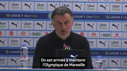 29e j. - Galtier : "On peut avoir des regrets"