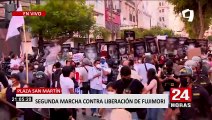 Plaza San Martín: segunda marcha contra fallo del Tribunal Constitucional