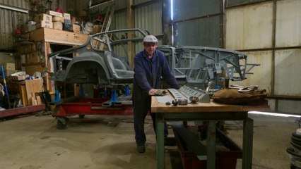 Classic Car Restoration Maserati Mistral on Celette Bench, part 2