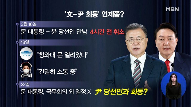 신문브리핑 4 날짜 못 잡은 문 대통령 윤 당선인…'열흘 내 회동' 관례 깨졌다 외 주요기사