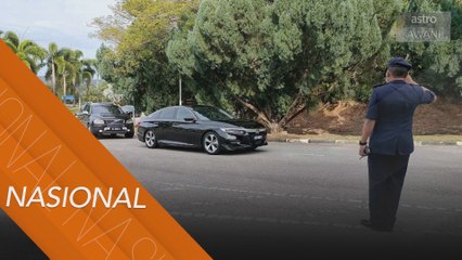 PM Muhyiddin Yassin tiba di Istana Abdulaziz, Indera Mahkota