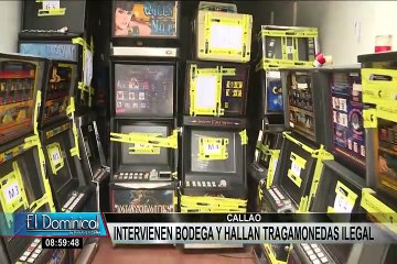 Callao: decomisan 16 tragamonedas que operaban ilegalmente en viviendas y bodegas