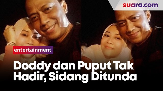 Doddy Sudrajat dan Puput Kompak Tak Hadir, Sidang Gugat Cerai Ditunda