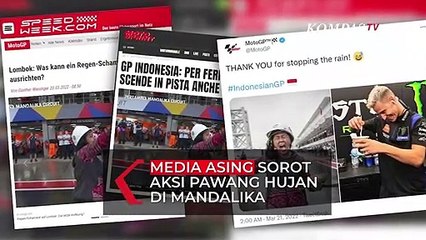 Media Asing Sorot Aksi Pawang Hujan Roro Istiati di Mandalika