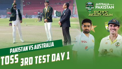 It's a clear day here in Lahore and Australia will bat first in the series decider. #BoysReadyHain #PAKvAUS