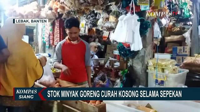 Stok Minyak Goreng Curah, Warga Lebak dan Pedagang Pasar Tradisional Mengeluh!