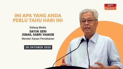 5 perkara penting kenyataan media harian PKPP - 28 Oktober  2020