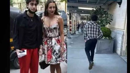बेटे अरहान से मिलने न्‍यूयार्क पहुंची मलाइका अरोड़ा, छोटी सी फ्राक में आईं नजर